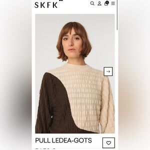 SKFK Two-Tone Sweater